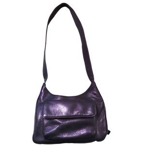 Fossil Mini Purse with Organizer Leather Black Shoulder Strap